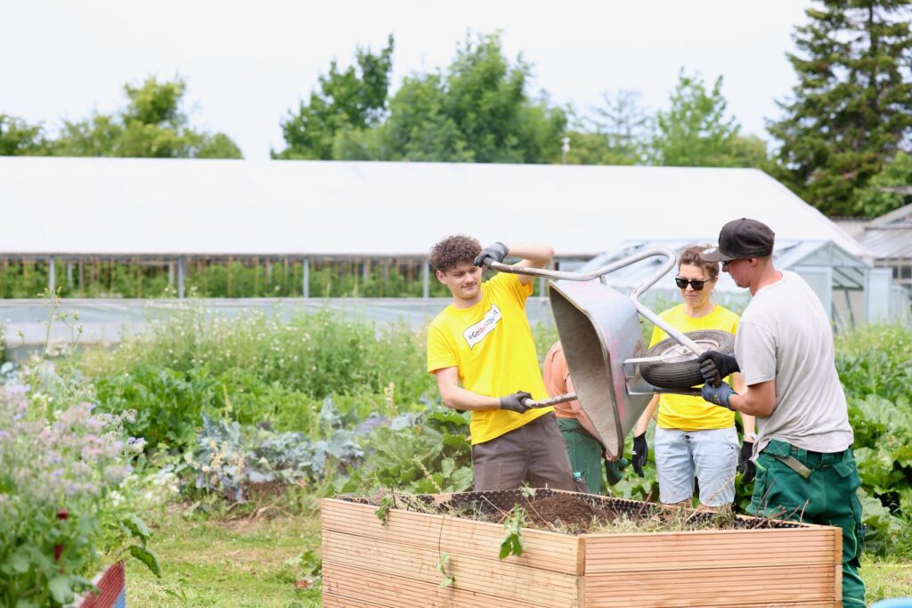 Social Day Des mach ma ADAC GAertnerei am Hart Stiftung Pfennigparade Fotografin Katrin Rappl Des mach ma.